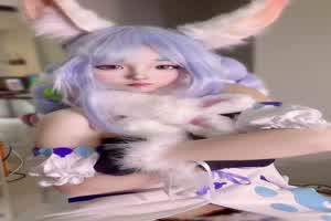 COS博主(自慰+骑乘后入)M属性拉满满  背景图片