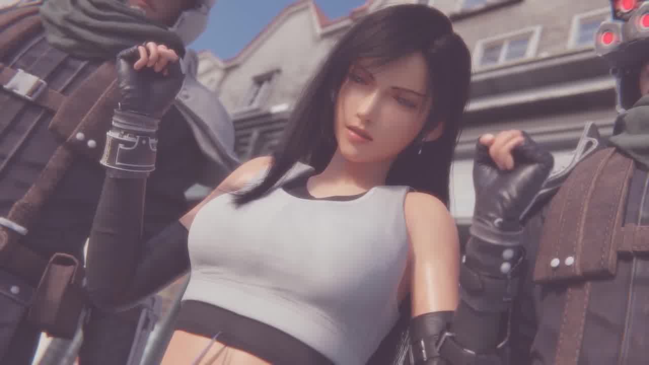  【最终幻想】蒂法的软嫩奶子 的剧照9